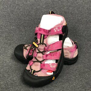 KEEN Newport H2 Kids 3 Pink Floral Waterproof Closed Toe Walking Hiking Sandals